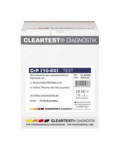 CLEARTEST CRP (10/60) Entzündungsparameter Schnelltest  1x10 Teste
